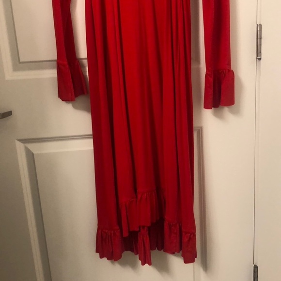 Red ASOS dress. Brand new. Midi. - Picture 2 of 4